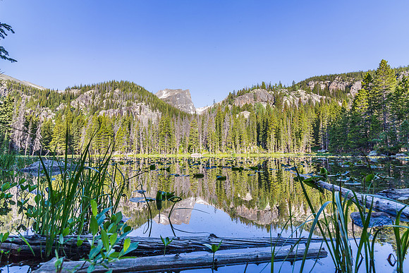 Rocky Mountain Lake Reflection