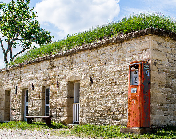 Sod Covered Building in Konza Prairie